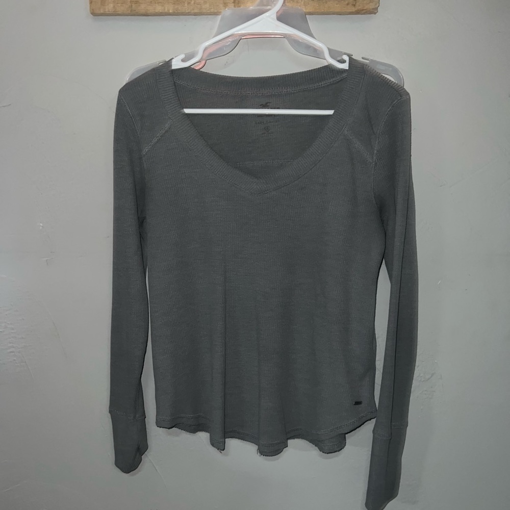 Hollister gray long sleeve